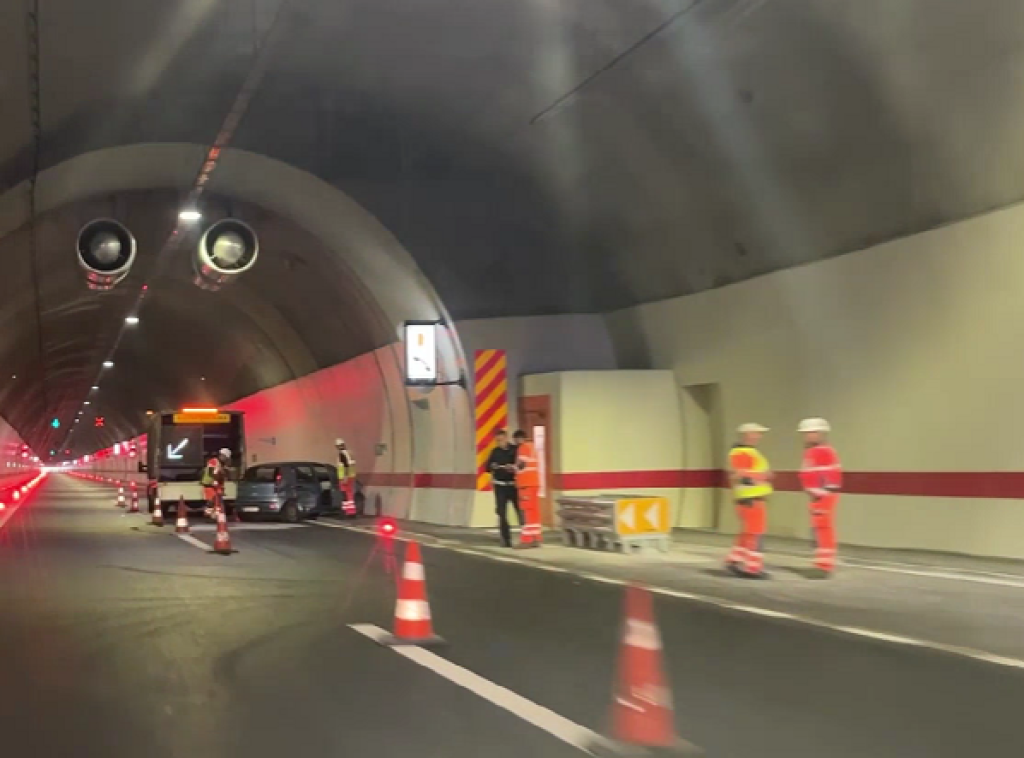 Lučani: Nezgoda u tunelu "Munjino brdo", troje povređeno