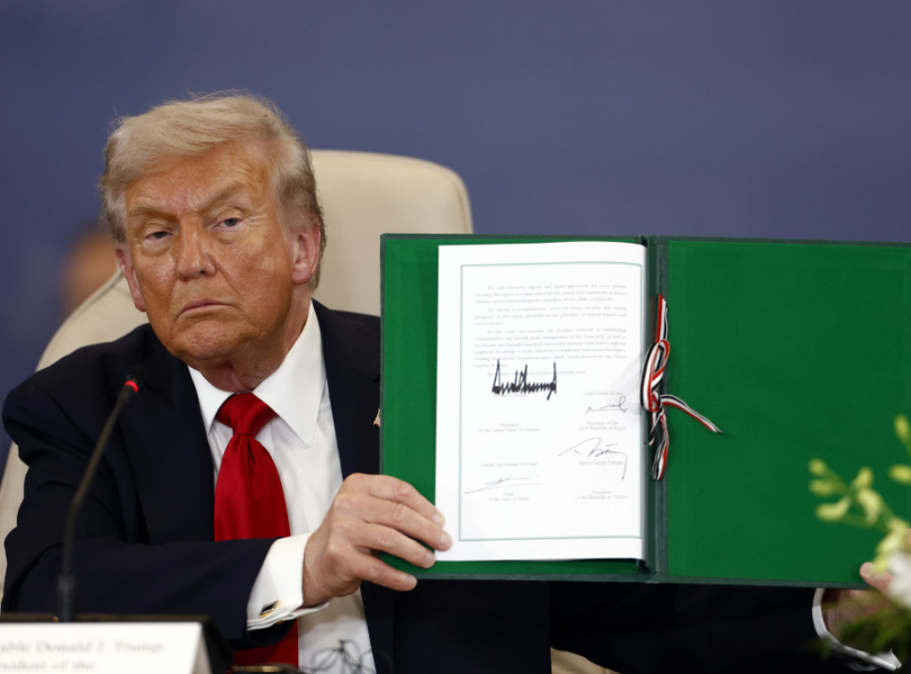 Bela kuća objavila sporazum koji je potpisan na mirovnom samitu o Gazi