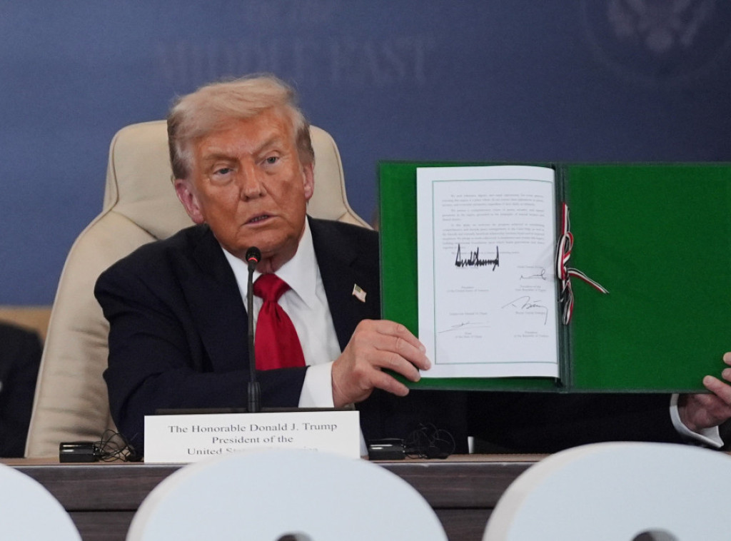 Bajden i Klinton pohvalili Trampa za mirovni sporazum u Gazi