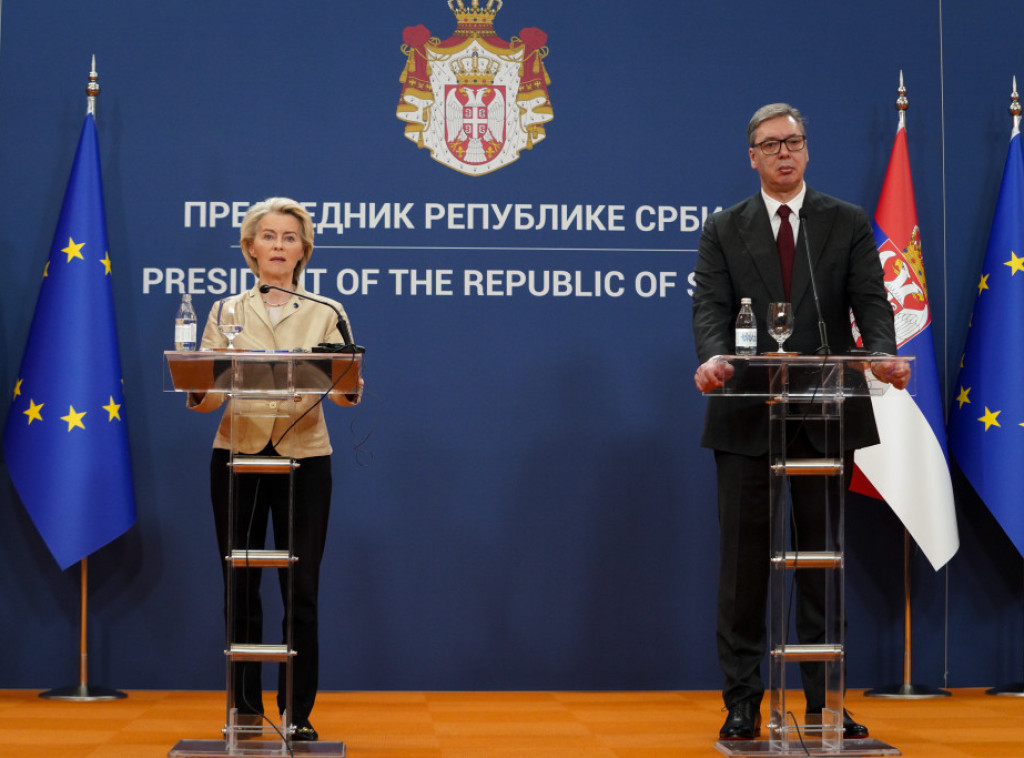 Von der Leyen: Now is moment for Serbia to get concrete about joining EU