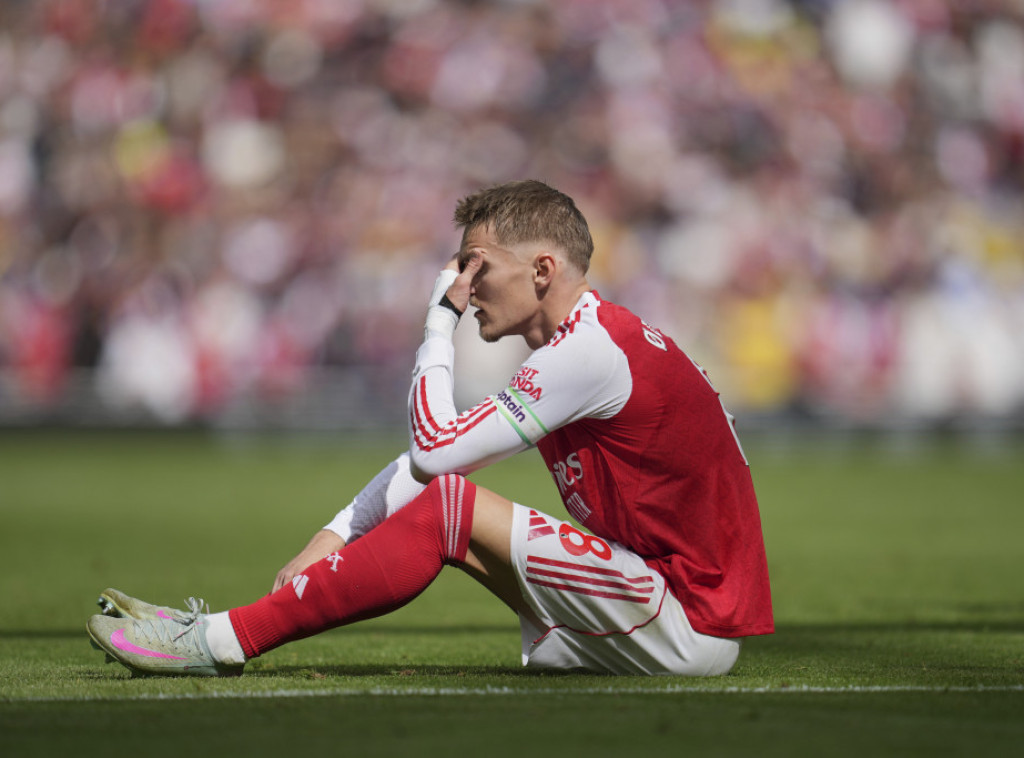 Fudbaler Arsenala Martin Edegor van stroja još nekoliko nedelja zbog povrede kolena
