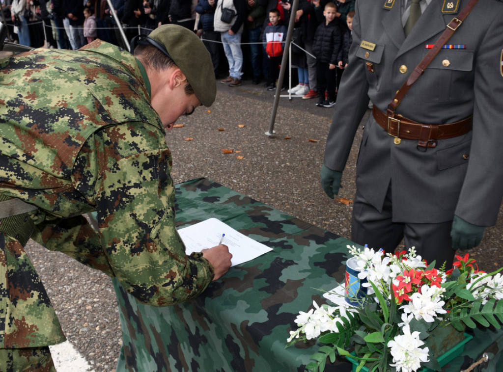 Kandidati za prijem u 72. brigadu za specijalne operacije položili zakletvu u Valjevu