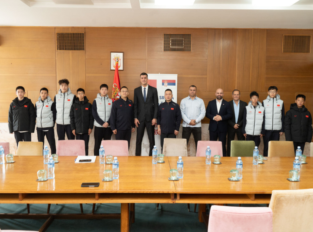 U Palati Srbija organizovan prijem za karate reprezentaciju Kine
