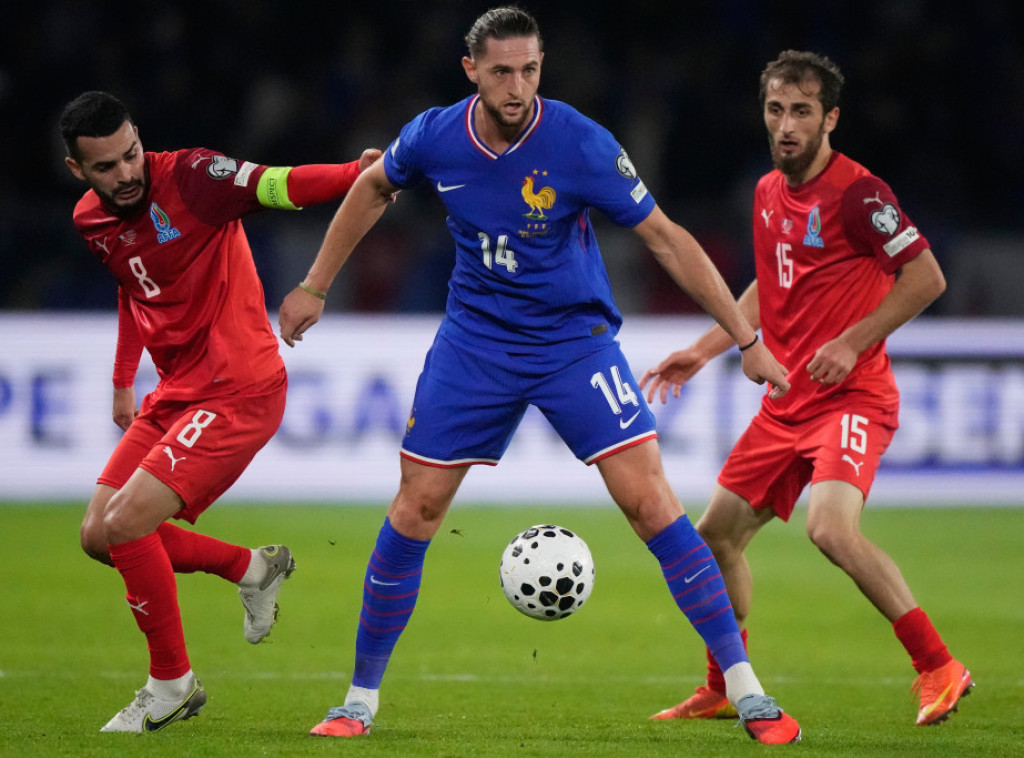 Fudbaler Milana Adrien Rabio pauziraće tri nedelje zbog povrede