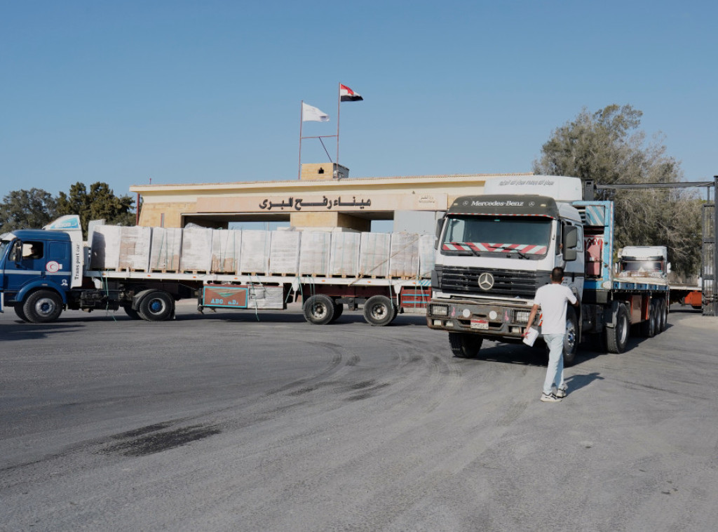 Palestinska ambasada u Egiptu: Prelaz Rafa biće ponovo otvoren u ponedeljak