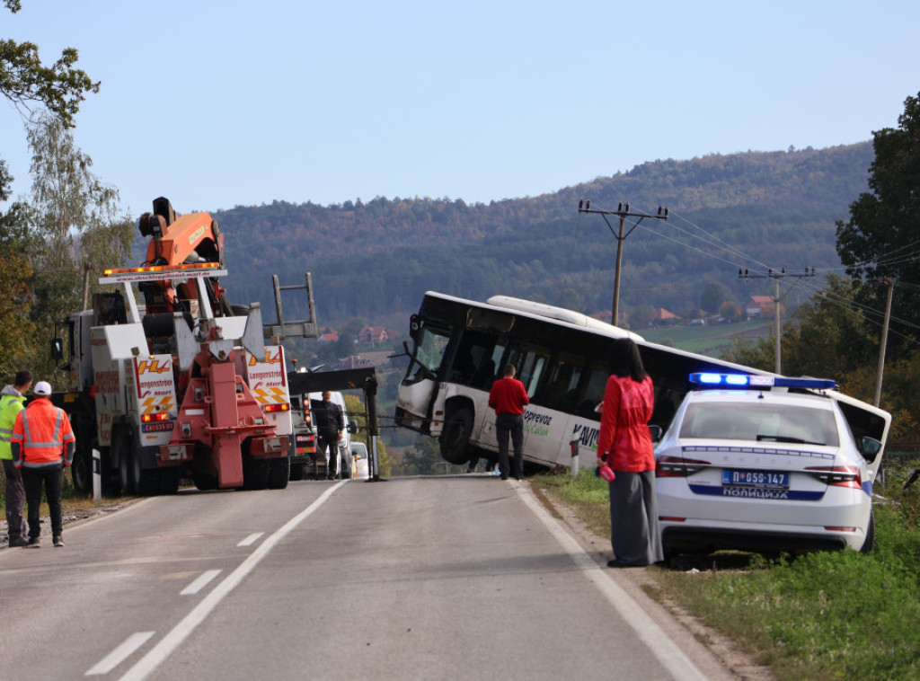 Normalizovan saobraćaj na magistralnom putu Čačak - Kragujevac nakon udesa