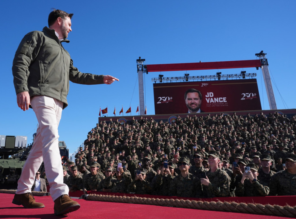 Vens na proslavi godišnjice Marinaca na kojoj je održana vežba s bojevom municijom