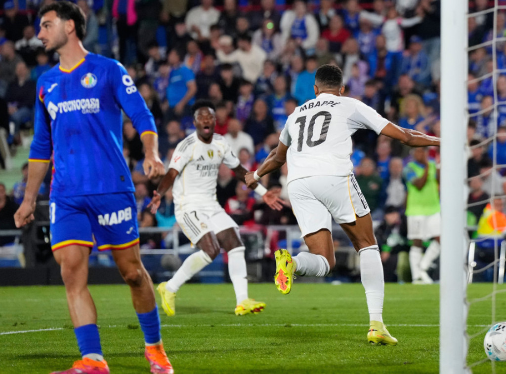 Mbape postigao gol za pobedu Reala protiv Hetafea i povratak na prvo mesto