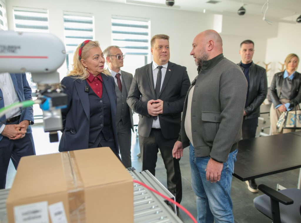 Sofronijević obišla završne radove na izgradnji Regionalnog startap centra u Leskovcu