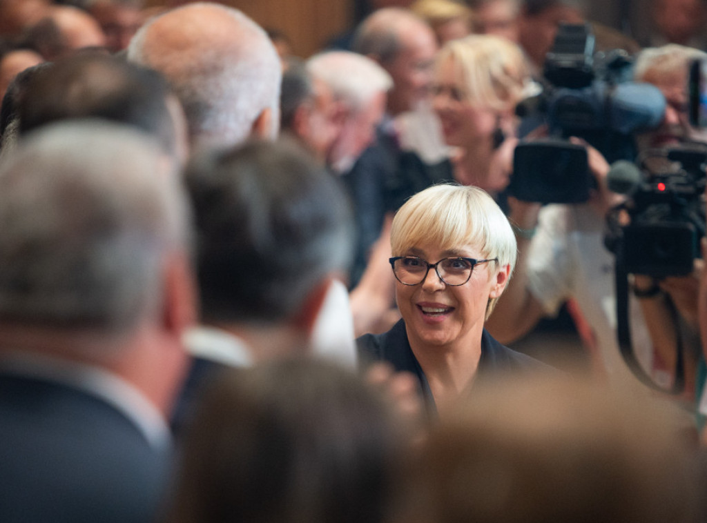 Nataša Pirc Musar istakla tokom susreta sa Makronom značaj proširenja Evropske unije na zemlje Zapadnog Balkana