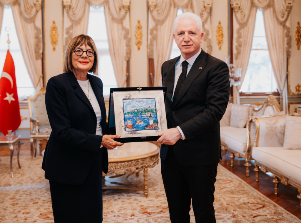 Maja Gojković i guverner Istanbula razgovarali o unapređenju ekonomske saradnje