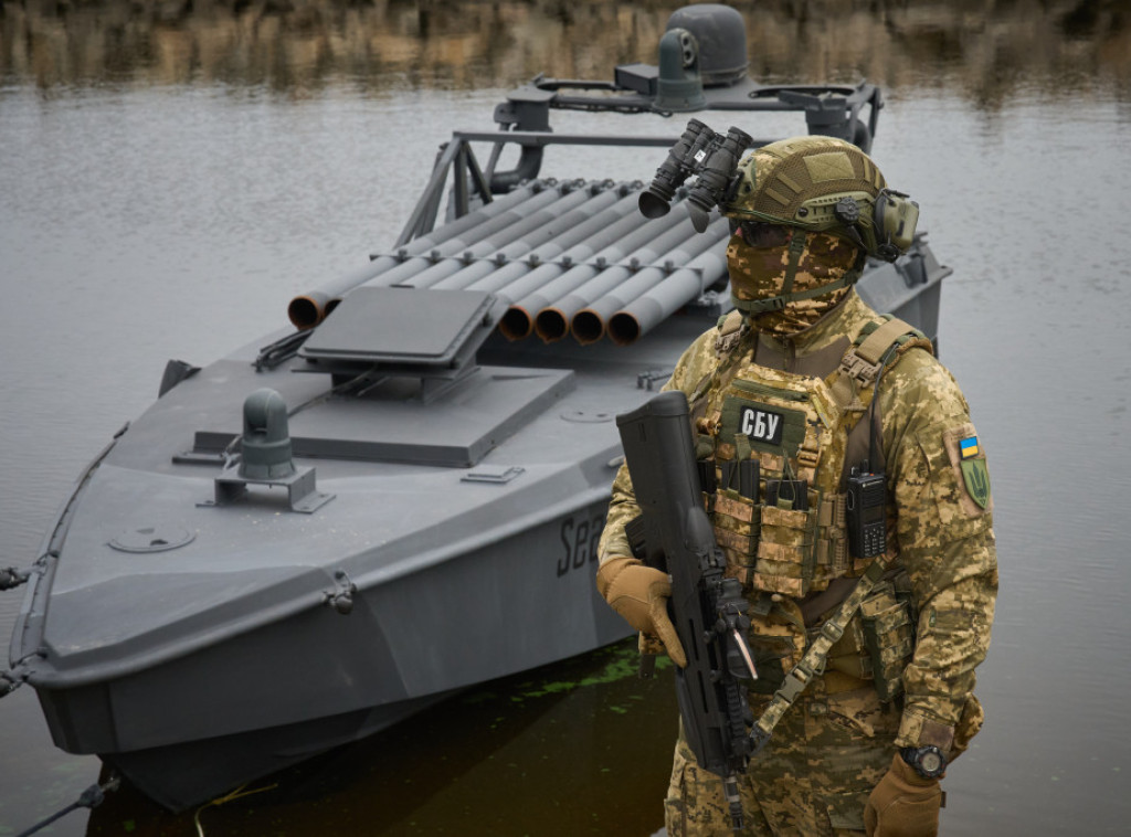 Bezbednosna služba Ukrajine prikazala novu generaciju dronova "Sea Baby" sa raketama
