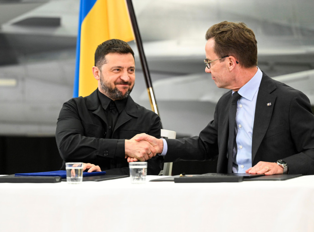 Ukrajina i Švedska potpisale sporazum o budućoj nabavci borbenih aviona Gripen