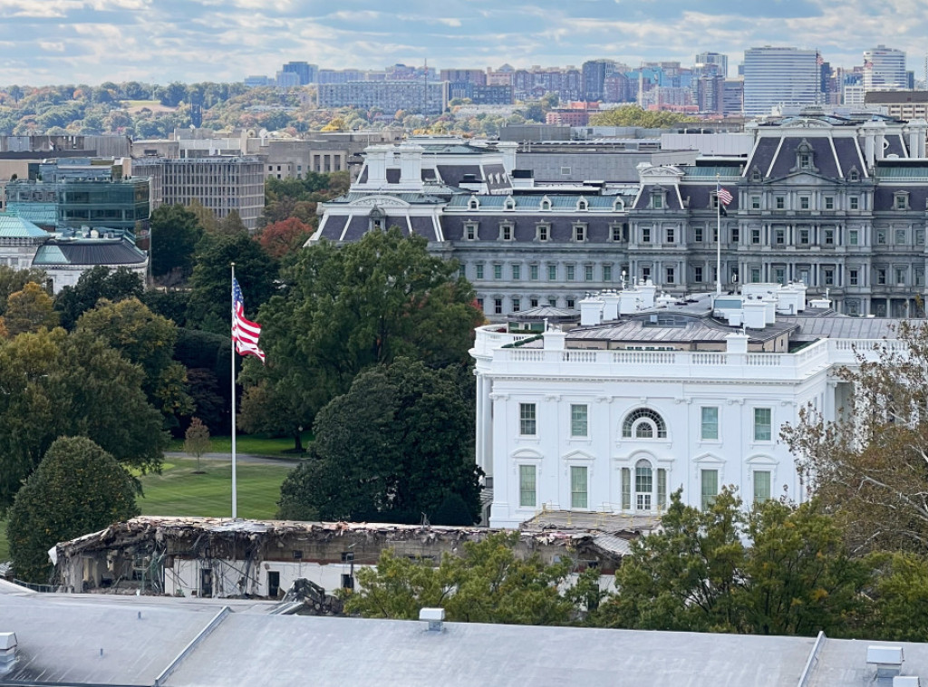Mediji: Celo istočno krilo Bele kuće biće srušeno već ovog vikenda