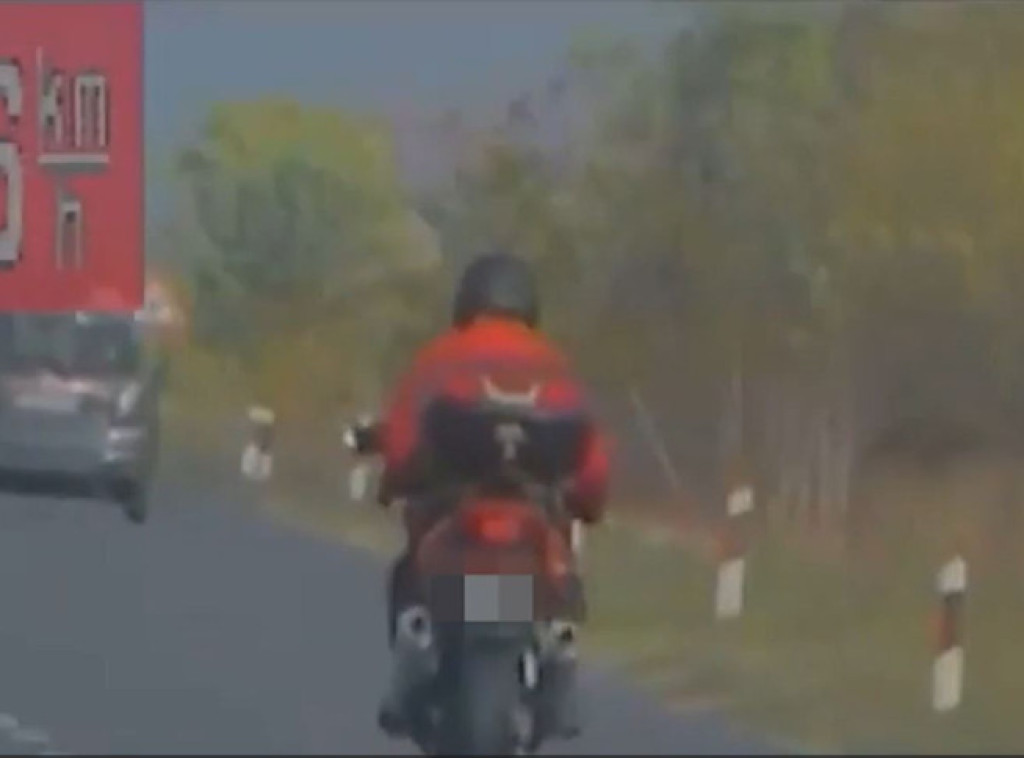 MUP: Vozio motocikl brzinom od 196 kilometara na čas, isključen iz saobraćaja