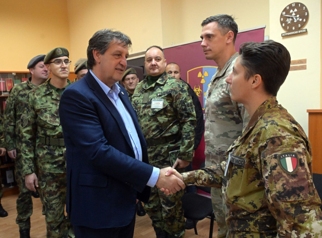 Gašić: Centar ABHO u Kruševcu primer da naša vojska uživa međunarodni ugled u svetu