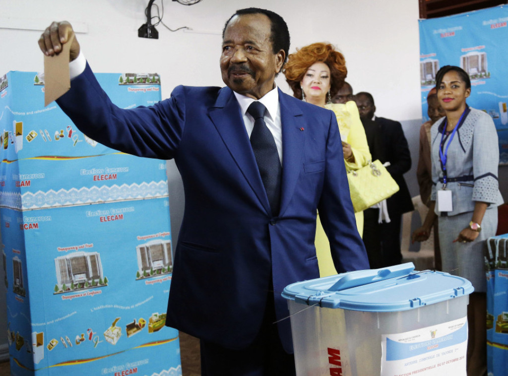 Predsednik Kameruna Pol Bija proglašen za pobednika izbora