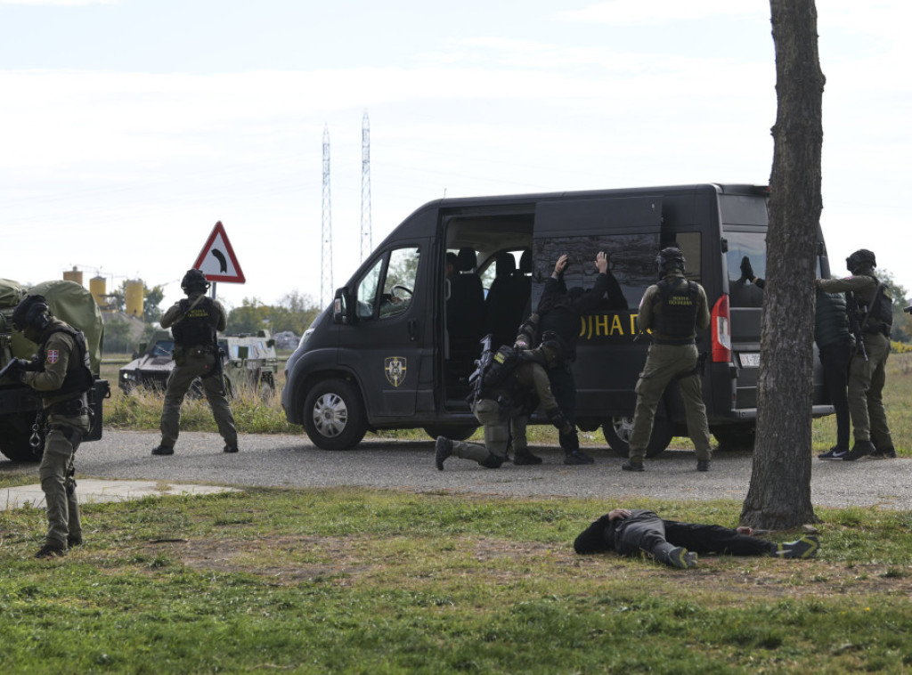 U kasarni Rastko Nemanjić u Pančevu taktičko uvežbavanje starešina Vojne policije