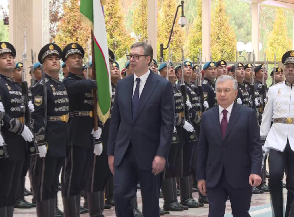 Vucic meets with Uzbekistan's Mirziyoyev in Tashkent