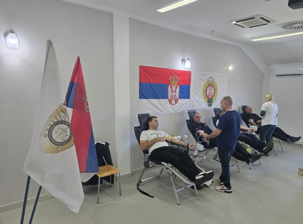Zaposleni u KPZ u Požarevcu donirali ponovo krv, priključile se i kolege iz Valjeva