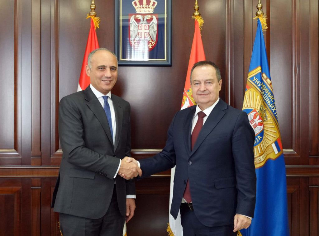 Dačić na sastanku sa novim ambasadorom Egipta u Srbiji, poželeo mu uspešan mandat