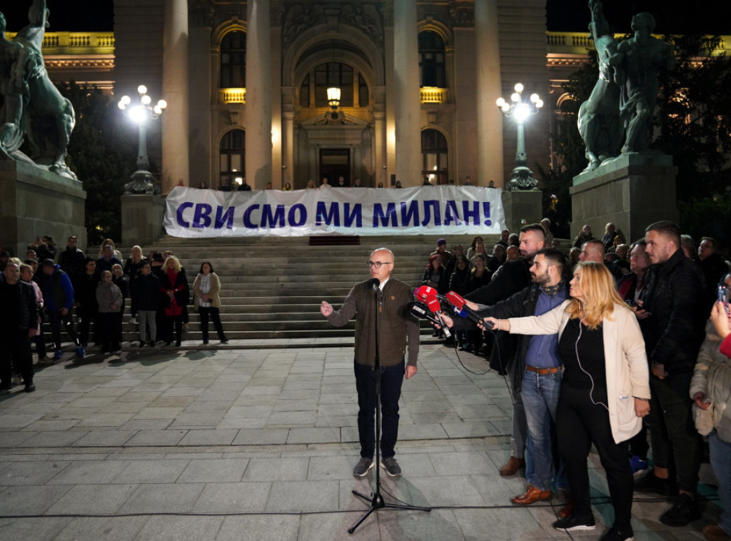 Vučević: Pucanj u Milana bio je pucanj na slobodu Srbije i na svakog od nas