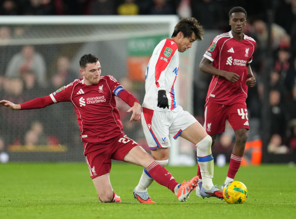 Nova bruka fudbalera Liverpula, Kristal Palas ubedljiv na "Enfildu" u Liga kupu