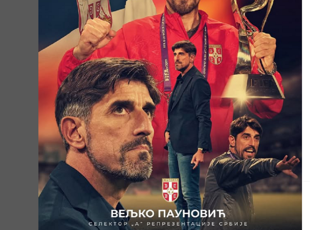 Veljko Paunović zvanično novi selektor fudbalske reprezentacije Srbije