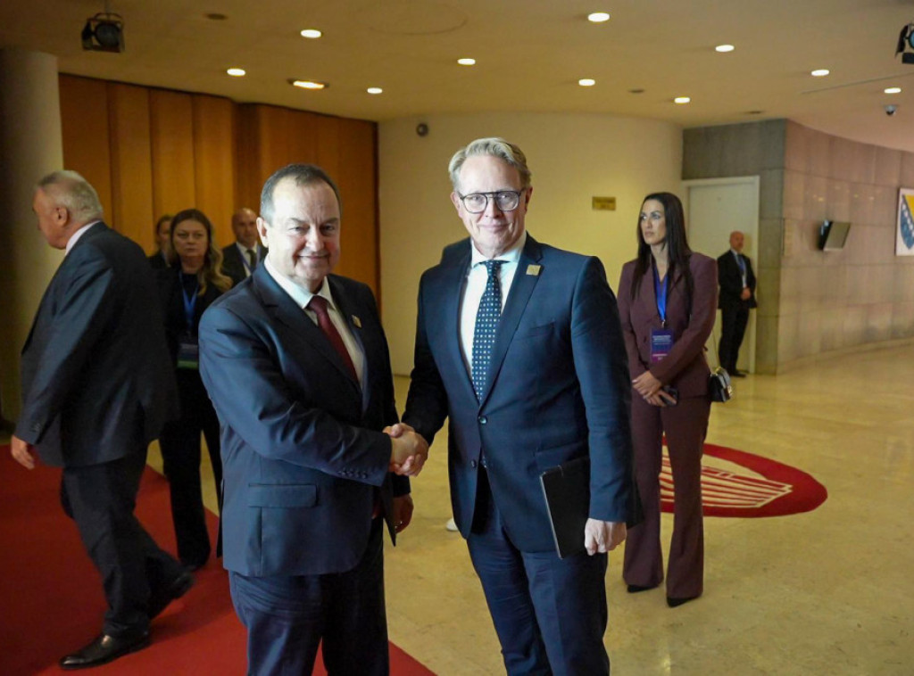 Ivica Dačić na sastanku sa izvršnim direktorom Forteksa o proširenju zajedničkih operacija