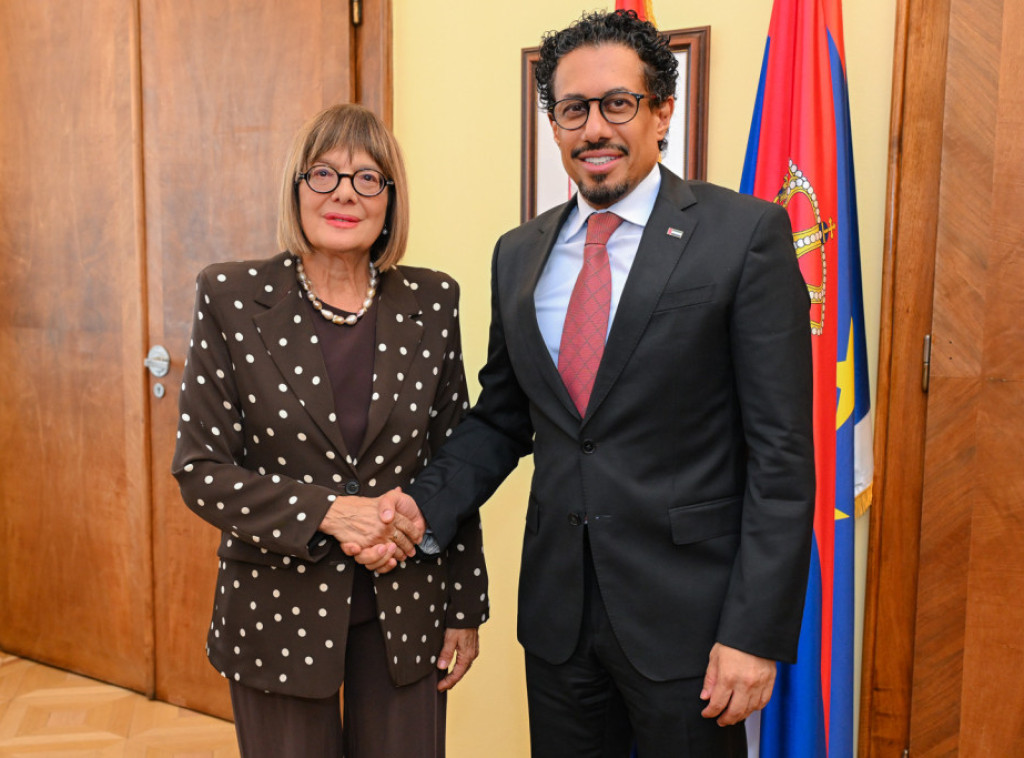 Maja Gojković razgovarala sa ambasadorom Ujedinjenih Arapskih Emirata u Srbiji o unapređenju ekonomske saradnje