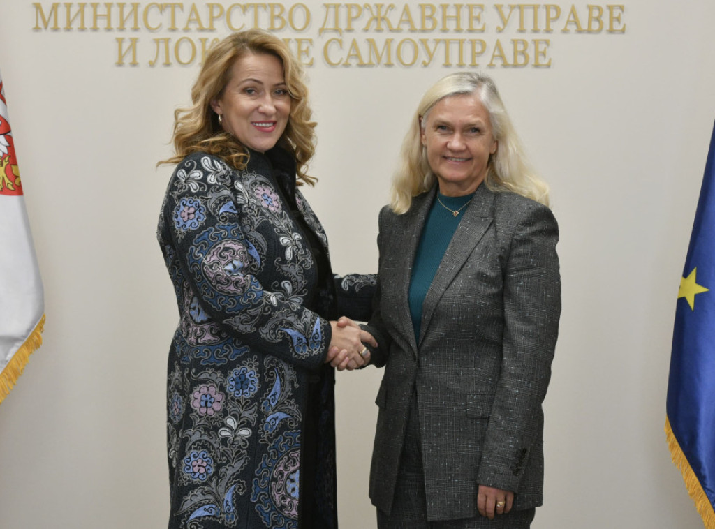 Ministarka Paunović sastala se sa Melsom: Saradnja Srbije i Norveške na unapređenju obuke državnih službenika