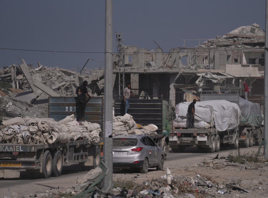 Više od 24.000 tona pomoći UN stiglo u Gazu od početka primirja