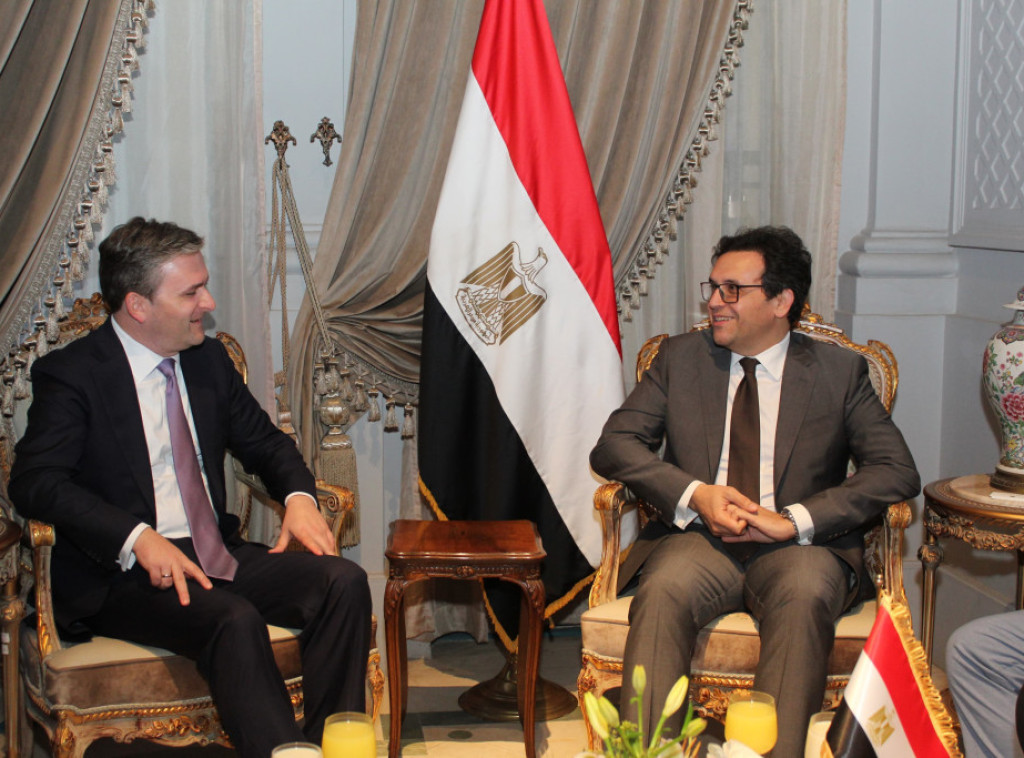Selakovic meets with Egyptian ministers of culture, tourism