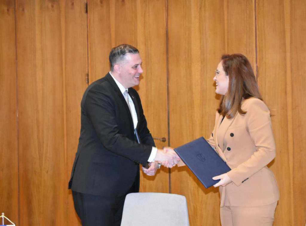 Sara Pavkov potpisala Memorandum o razumevanju i saradnji sa kolegom iz Republike Srpske