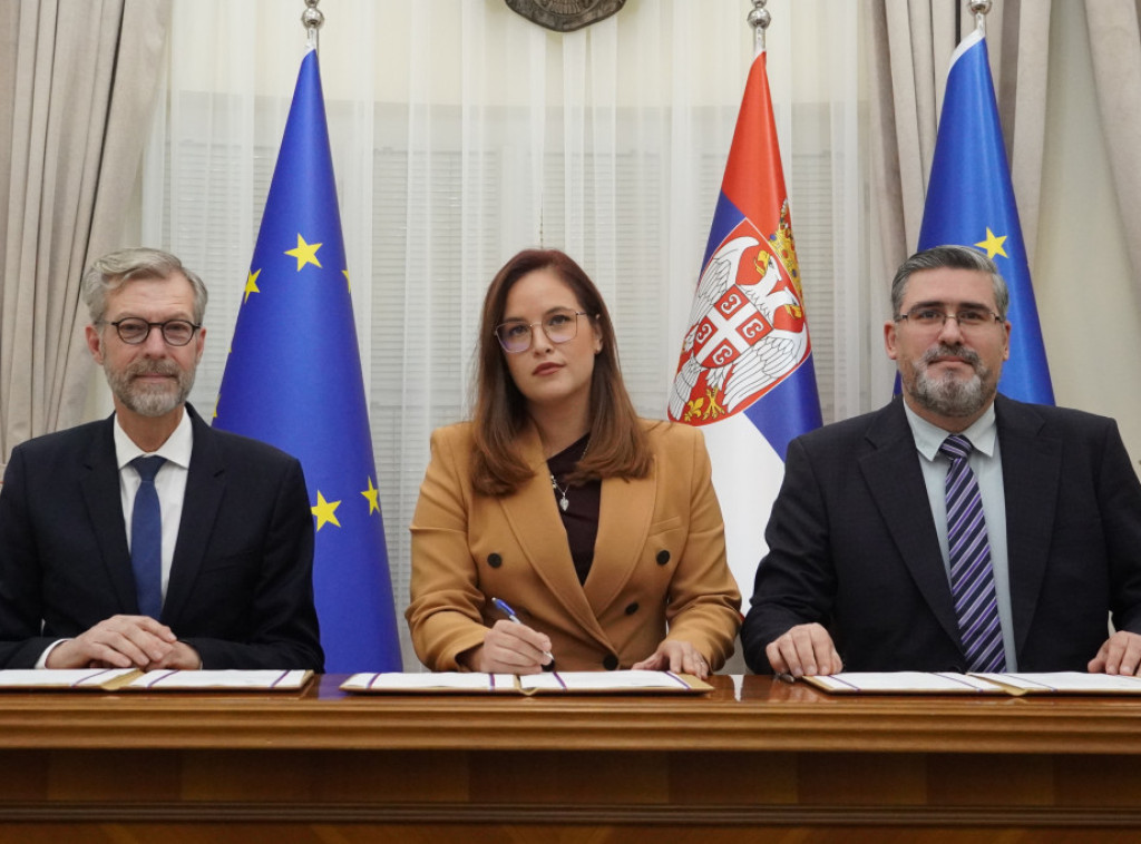 Ministarka Pavkov potpisala ugovor sa EIB o finansiranju izgradnje kanalizacione mreže u Borči