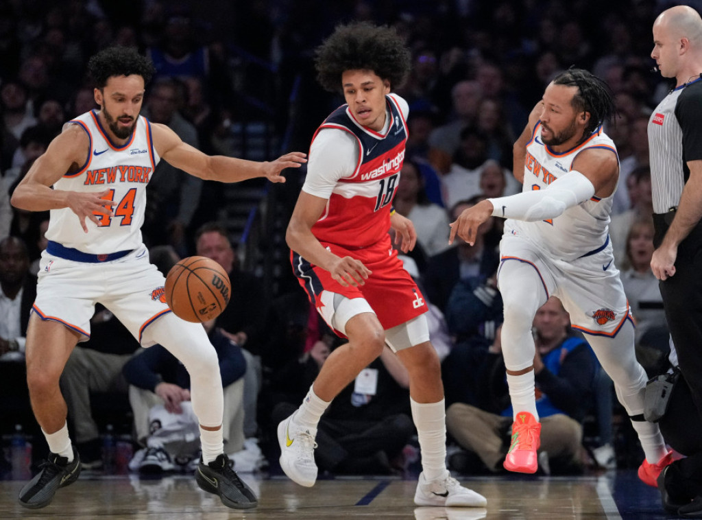 Tristan Vukčević postigao četiri poena u porazu Vašingtona od Njujorka