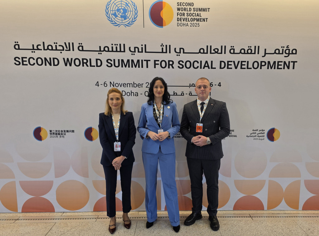 Jelena Žarić Kovačević u svojstvu izaslanika Vučića na svetskom samitu o društvenom razvoju