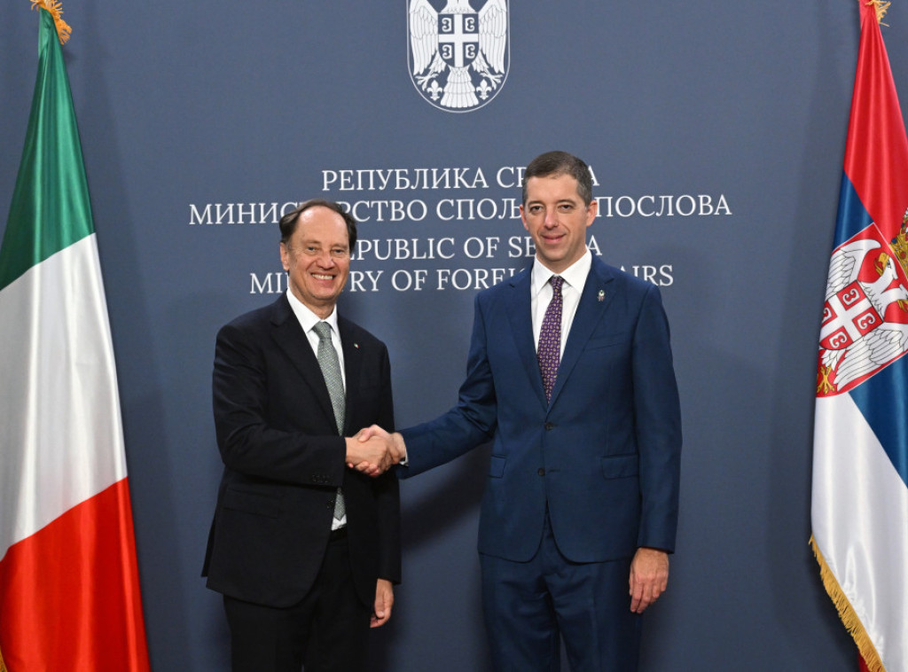 Djuric meets with Italy's Ciriani