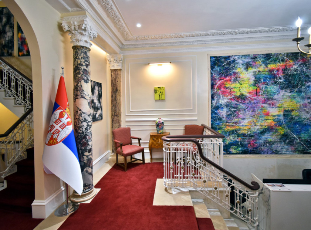 Stalna misija Srbije pri Ujedinjenim nacijama u Njujorku domaćin izložbe Miljana Suknovića