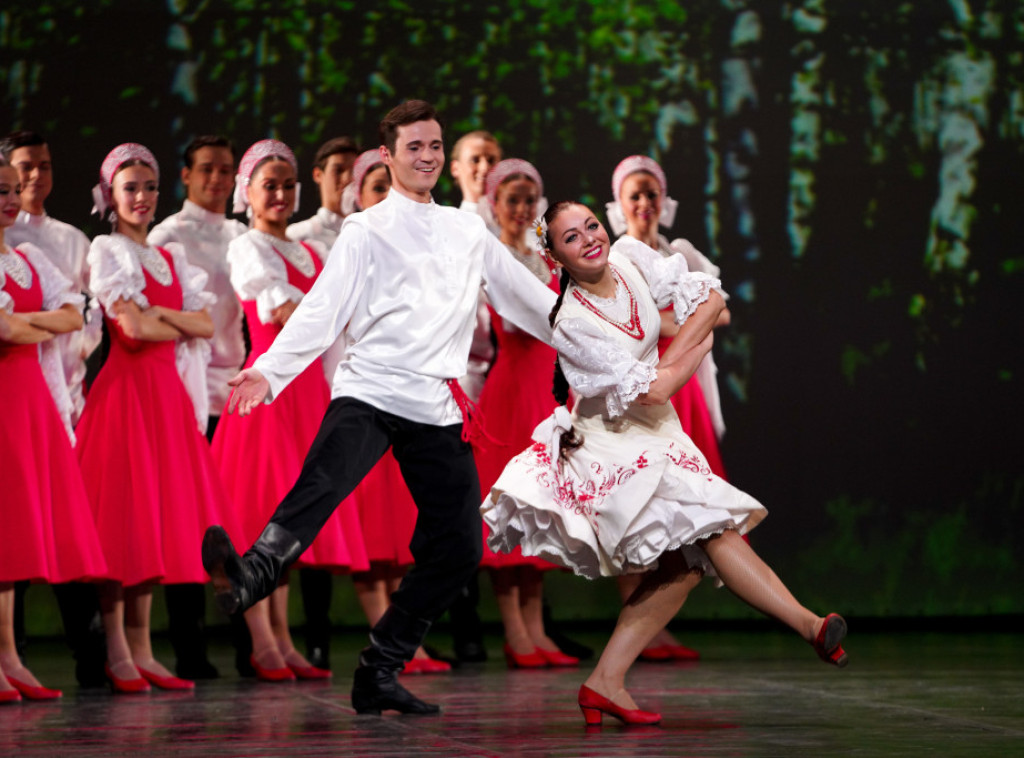 Čuveni folklorno-baletski ansambl "Balet Igora Mojsejeva" nastupio u Sava centru