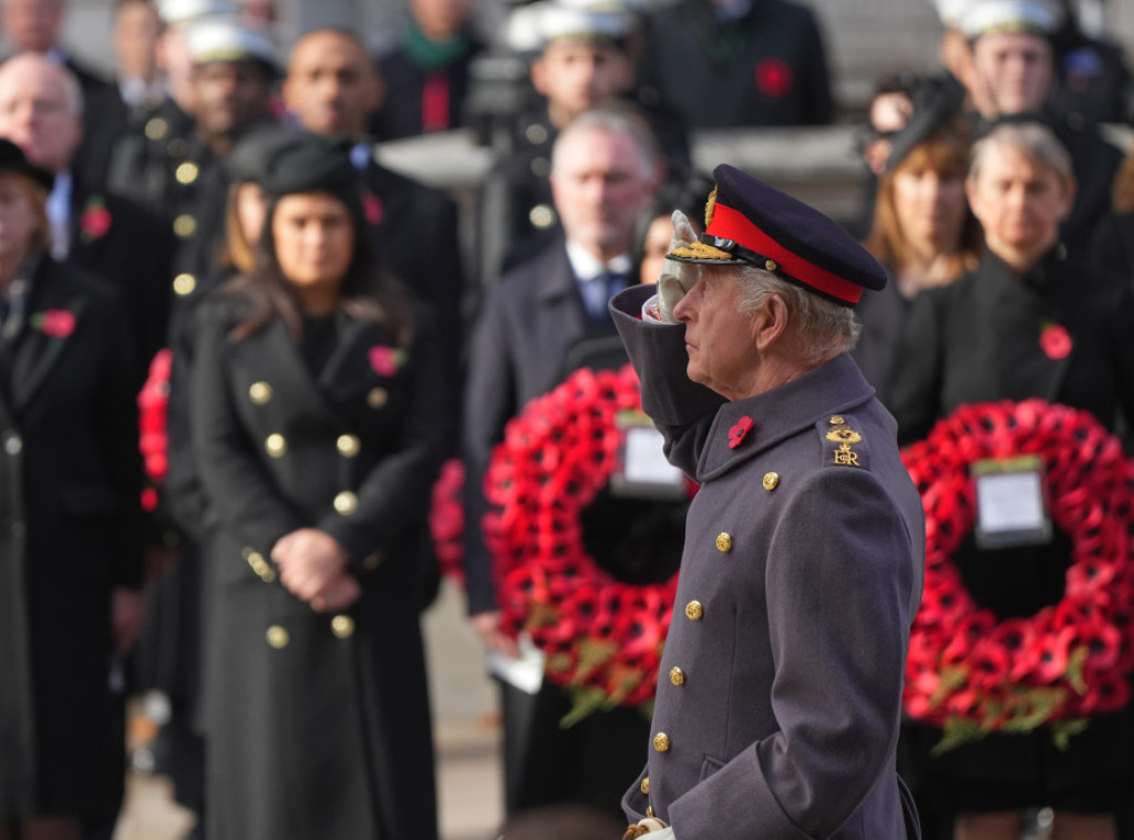Kralj Čarls na komemoraciji povodom nedelje sećanja na stradale u ratovima