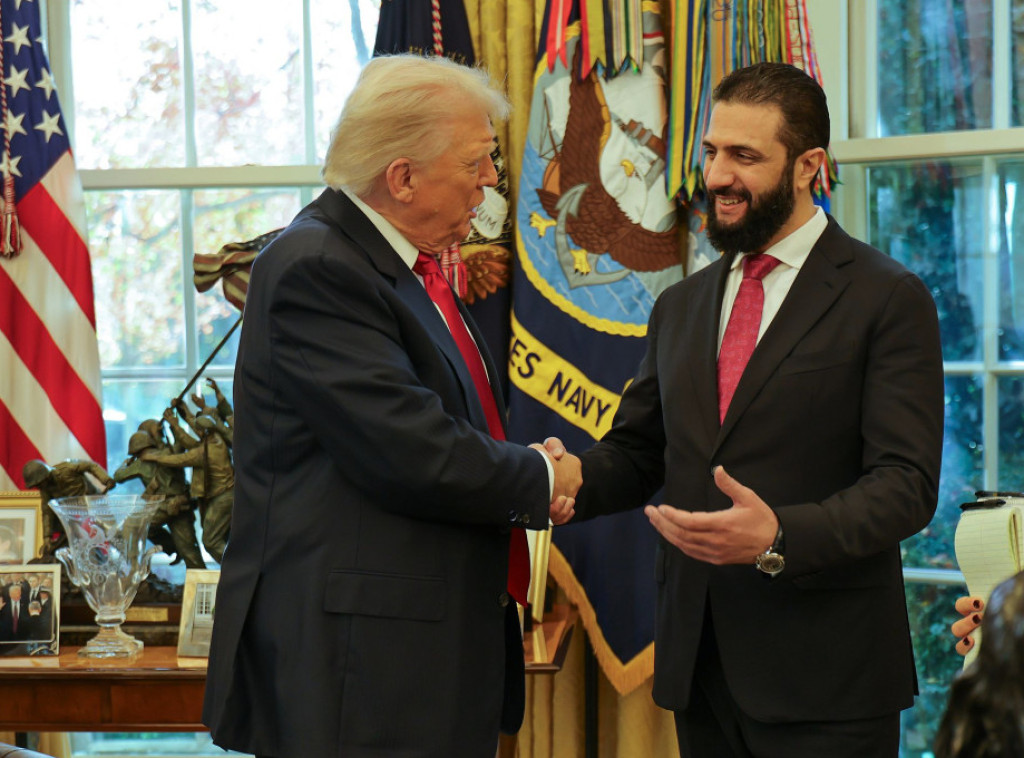 Ahmed al Šara: Sastanak sa Trampom označava početak strateških odnosa Sirije i SAD