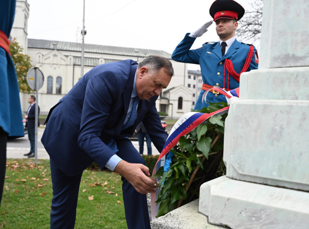 Brčko: Dodik i zvaničnici Srpske položili venac solunskim dobrovoljcima