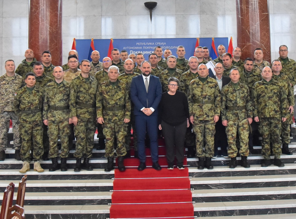 Bojan Vranjković u Pokrajinskoj vladi primio polaznike 69. klase Genaralštabnog usavršavanja