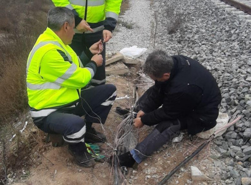 Popravljeni presečni kablovi na deonici brze pruge Beograd - Subotica