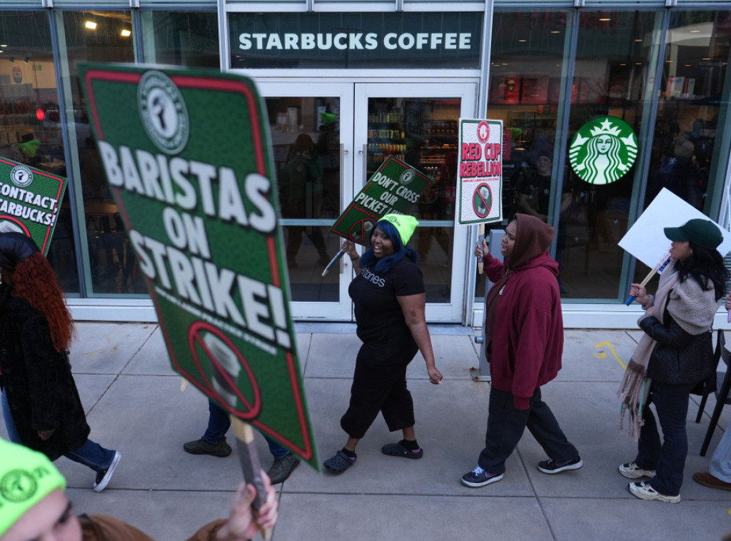Radnici Starbaksa pokrenuli štrajk u više od 40 gradova na dan rasprodaja