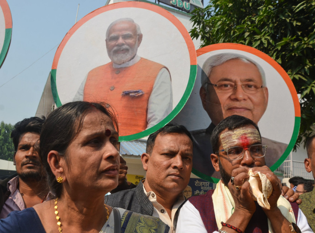 Komisija: Modijeva koalicija vodi na državnim izborima u državi Bihar