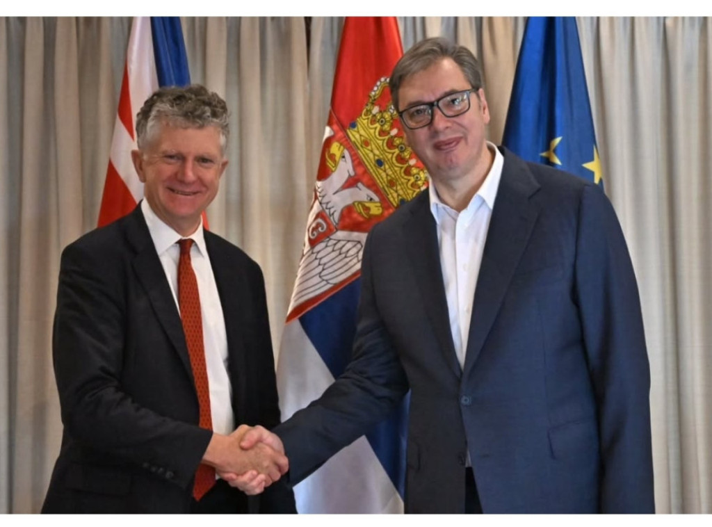 Vučić razgovarao sa Pauelom o unapređenju saradnje Srbije i Ujedinjenog Kraljevstva i situaciji u regionu