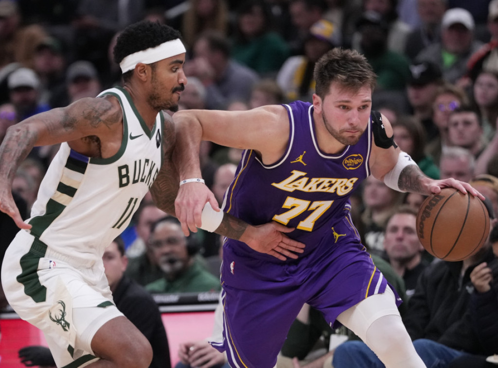 Košarkaši Los Anđeles Lejkersa pobedili Milvoki, Toronto savladao Indijanu u NBA ligi