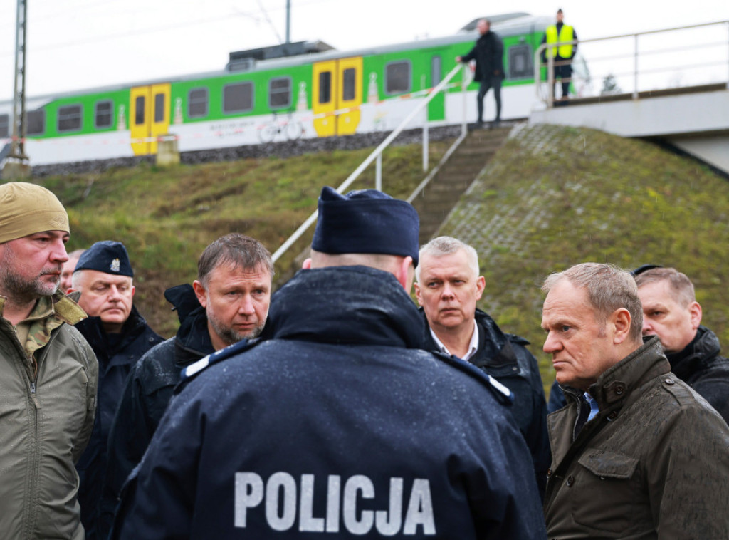 Donald Tusk: Eksplozija na pruzi Varšava-Lublin je sabotaža